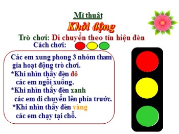 Bài giảng môn Mĩ thuật Lớp 4 - Chủ đề 11: Em tham gia giao thông (Tiết 1)