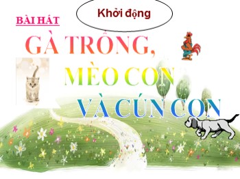 Bài giảng môn Mĩ thuật Lớp 4 - Chủ đề: Chúng em với thế giới động vật