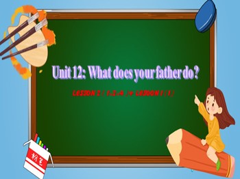 Bài giảng môn Tiếng Anh Lớp 4 - Unit 12: What does your father do ? - Lesson 2