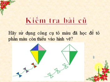 Bài giảng môn Tin học Lớp 4 - Chủ đề 2, Bài 2: Xoay hình, viết chữ lên hình vẽ