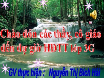 Bài giảng Hoạt động tập thể 3 - Chủ đề: Trách nhiệm của em với cộng đồng