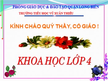 Bài giảng môn Khoa học Lớp 4 - Tuần 11 - Bài: Ba thể của nước