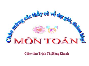 Bài giảng môn Toán Lớp 4 - Tiết 13 - Bài: Luyện tập