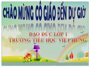 Giáo án môn Thủ công Lớp 1 - Bài 2: Gọn gàng sạch sẽ