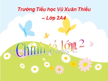 Bài giảng môn Chính tả Lớp 2 - Tuần 22 - Bài: Một trí khôn hơn trăm trí khôn