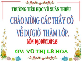 Bài giảng môn Đạo đức Lớp 3 - Bài: Quan tâm chăm sóc