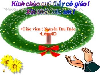 Bài giảng môn Kể chuyện Lớp 4 - Tuần 12 - Bài: Kể chuyện đã nghe, đã đọc về một người có nghị lực