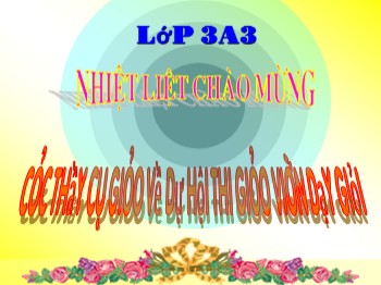 Bài giảng môn Luyện từ và câu Lớp 3 - Tuần 7 - Bài: Ôn tập về từ chỉ hoạt động, trạng thái