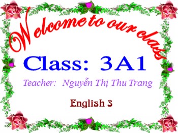 Bài giảng môn Tiếng Anh Lớp 3 - Tuần 22 - Unit 13: Where’s my book ? - Lesson 1