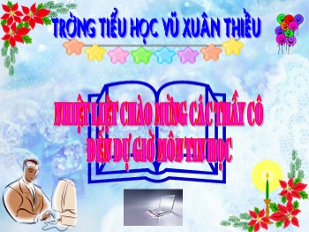 Bài giảng môn Tin học Lớp 3 - Bài 2: Vẽ hình elíp, hình tròn