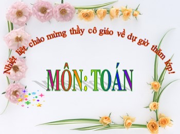 Bài giảng môn Toán Khối 2 - Tuần 23 - Bài: Một phần ba