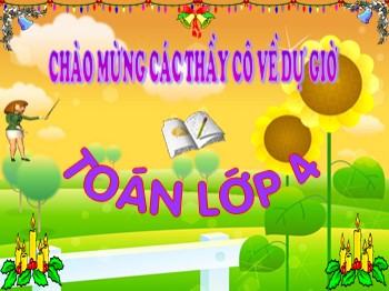 Bài giảng môn Toán Khối 4 - Tuần 9 - Bài: Vẽ hai đường thẳng vuông góc