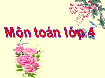 Bài giảng môn Toán Lớp 4 - Tuần 28 - Bài: Tìm hai số khi biết hiệu và tỉ số của hai số đó