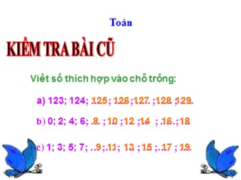 Bài giảng môn Toán Lớp 4 - Tuần 3 - Bài: Viết số tự nhiên trong hệ thập phân