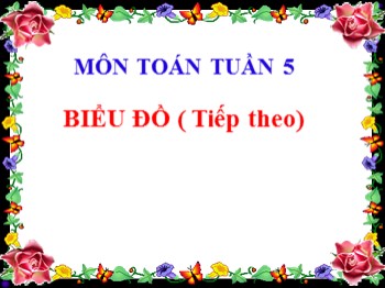 Bài giảng môn Toán Lớp 4 - Tuần 5 - Bài: Biểu đồ (Tiếp theo trang 33)