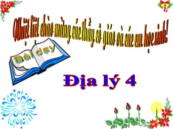 Giáo án điện tử môn Địa lý 4 - Bài 2: Một số dân tộc ở Hoàng Liên Sơn