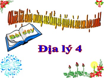 Giáo án điện tử môn Địa lý Lớp 4 - Bài 7: Hoạt động sản xuất của người dân ở Tây Nguyên