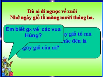 Giáo án điện tử môn Lịch sử Lớp 4 - Bài 2: Nước Văn Lang