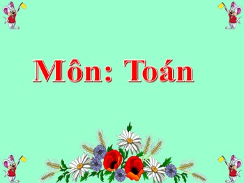 Giáo án điện tử môn Toán Lớp 2 - Bài : Đề-xi-mét