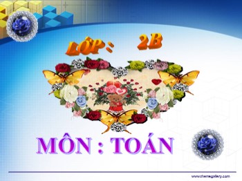 Giáo án điện tử môn Toán Lớp 2 - Bài: Ôn tập các số đến 100 (Tiếp theo)