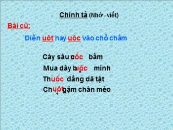 Bài giảng Chính tả Lớp 4 - Bài: Chuyện cổ tích về loài người