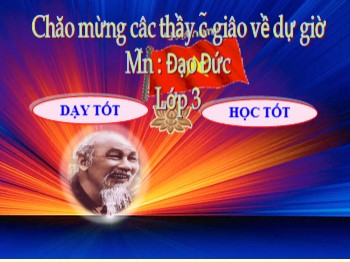 Bài giảng Đạo đức Lớp 3 - Bài: Giữ lời hứa