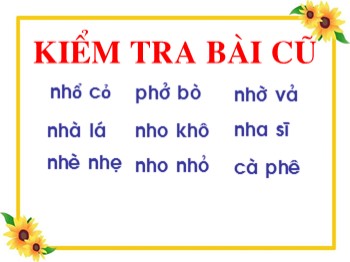 Bài giảng Học vần Lớp 1 - Tuần 6, Bài 23: g-gh