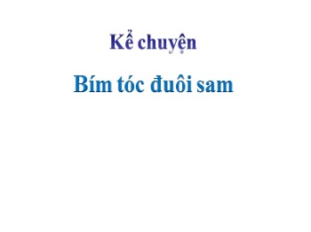 Bài giảng Kể chuyện Lớp 2 - Bài: Bím tóc đuôi sam