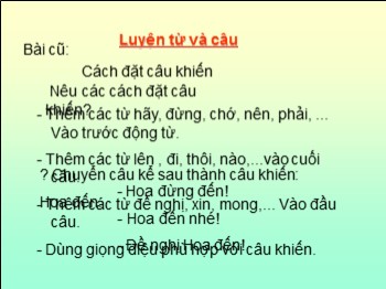 Bài giảng môn Luyện từ và câu Lớp 4 - Mở rộng vốn từ: Du lịch-Thám hiểm