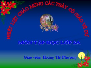 Bài giảng Tập đọc Lớp 2 -  Bài: Cò và Cuốc