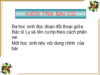 Bài giảng Tập đọc Lớp 4 - Bài: Bài thơ về tiểu đội xe không kính