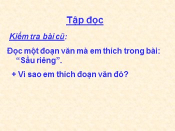 Bài giảng Tập đọc Lớp 4 - Bài: Chợ Tết