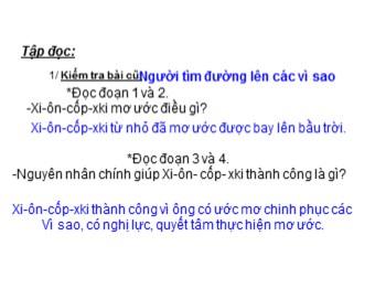 Bài giảng Tập đọc Lớp 4 - Bài: Văn hay chữ tốt