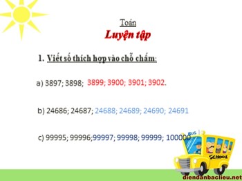 Bài giảng Toán Lớp 3 - Tiết 138: Luyện tập