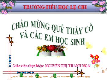 Bài giảng Luyện từ và câu 4 - Bài: Viết hoa tên người, tên địa lí nước ngoài