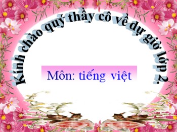 Bài giảng Tiếng Việt Lớp 2 - Tiết 6: Đóng vai