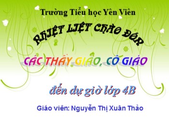 Bài giảng Kể chuyện Lớp 4 - Bài: Búp bê của ai - Nguyễn Thị Xuân Thảo