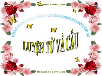 Bài giảng Luyện từ và câu Lớp 3 - Tuần 20 - Bài: Từ ngữ về tổ quốc. Dấu phẩy