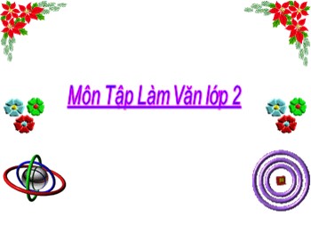 Bài giảng môn Tập làm văn 2 - Tuần 15 - Bài: Chia vui. Kể về anh chị em