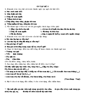 Phiếu bài tập môn Tiếng Việt Lớp 2 - Đề 8