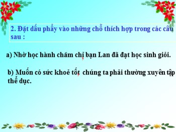 Bài giảng môn Tiếng Việt Lớp 3 - Tuần 30: Luyện từ và câu