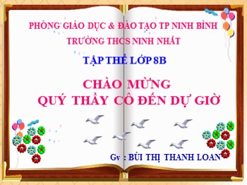 Hóa học Lớp 8 - Bài 4: Hidro - Nước ( Tiết 4) - Bùi Thị Thanh Loan