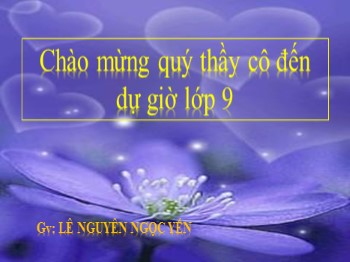 Bài giảng Mỹ thuật Lớp 9 - Chủ đề 2: Sơ lược mĩ thuật Việt Nam thời Nguyễn - Lê Nguyên Ngọc Yến