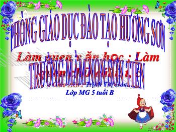 Bài giảng Mầm non Lớp Lá - Đề tài: Làm quen chữ cái i, t, c - Trịnh Thị Hoa