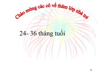 Bài giảng Mầm non Lớp Nhà trẻ - Chủ đề: Mẹ và những người thân của bộ. Đề tài : Thơ “Yêu mẹ” - Năm học 2018-2019 - Uong Thị Điểm