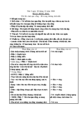 Giáo án Mầm non Lớp Mầm - Đề tài: Bò chui qua cổng – Đi trong đường dích dắc - Năm học 2018-2019