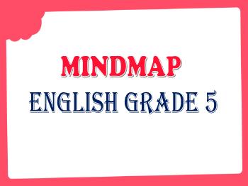 Bài giảng Tiếng Anh Lớp 5 - Mindmap