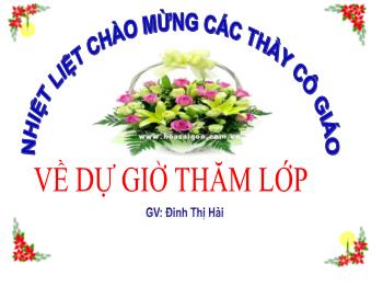 Bài giảng Mĩ thuật Lớp 2 (Cánh diều) - Chủ đề 2: Đường đến trường em - Bài 2: Phương tiện tham gia giao thông (Tiết 1) - Năm học 2023-2024 - Đinh Thị Hải