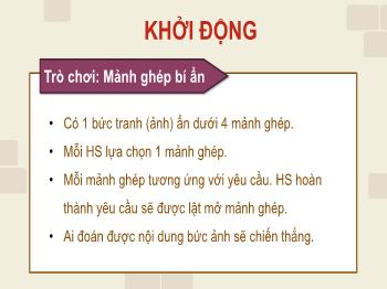 Bài giảng Tiếng Việt Lớp 4 (Cánh diều) - Bài 8: Người ta là hoa đất - Đọc 3: Ba nàng công chúa