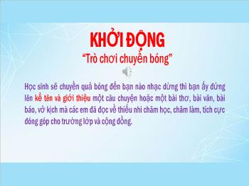 Bài giảng Tiếng Việt Lớp 5 (Cánh diều) - Tuần 24, Nói và nghe: Trao đổi: Em đọc sách báo
